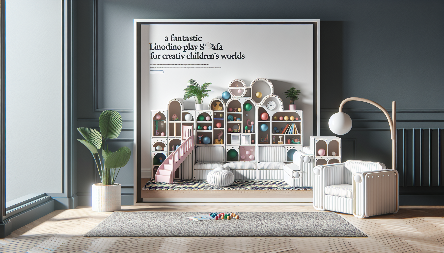 Das traumhafte Linodino Spielsofa für kreative Kinderwelten